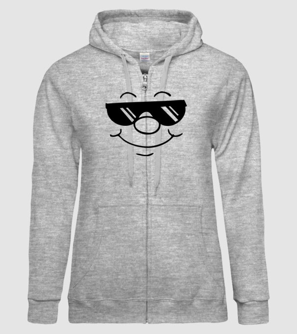 Forma cu ochelari de soare model gri pe tricou