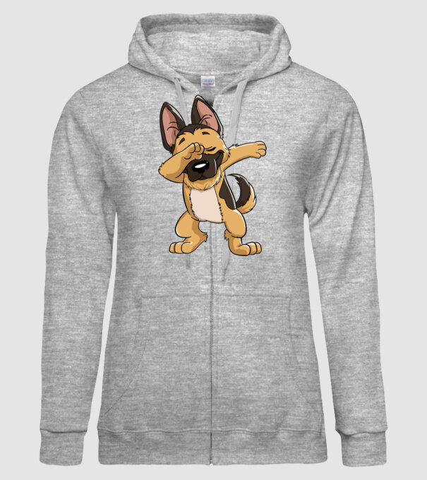 Ciobănesc german DAB model gri pe tricou