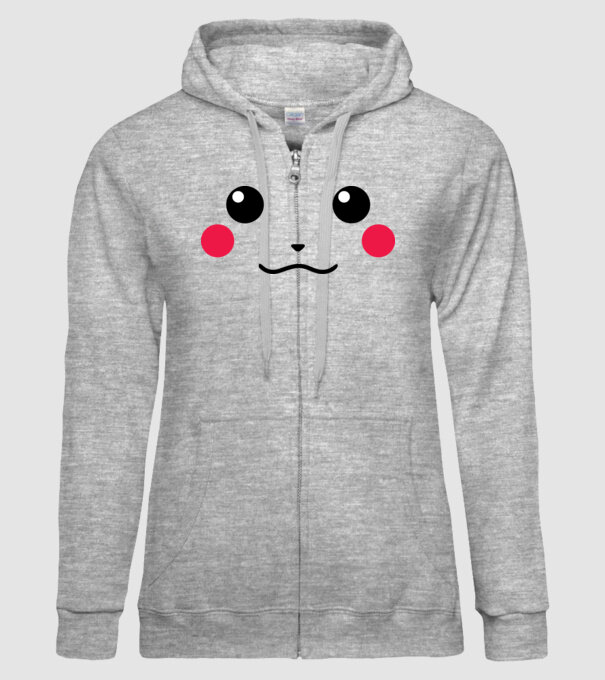 Pikachu model gri pe tricou