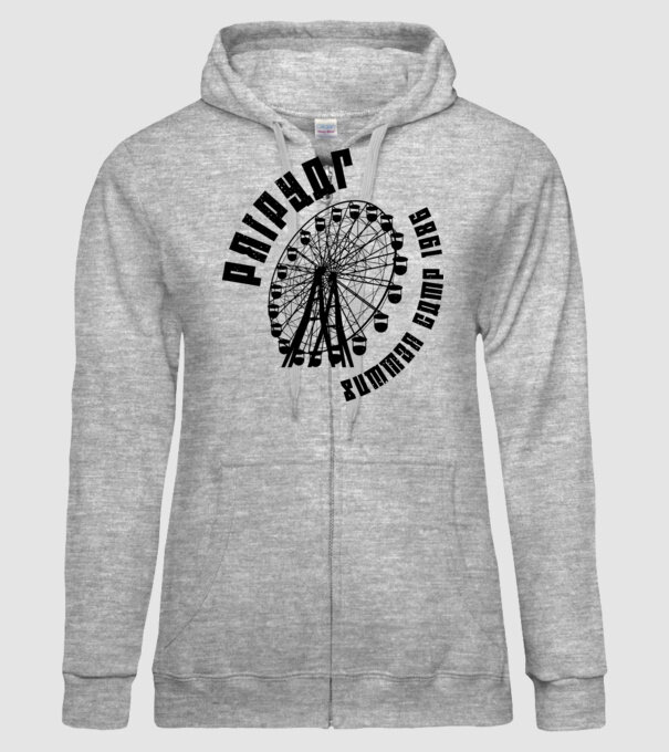Prypiat summer camp model gri pe tricou