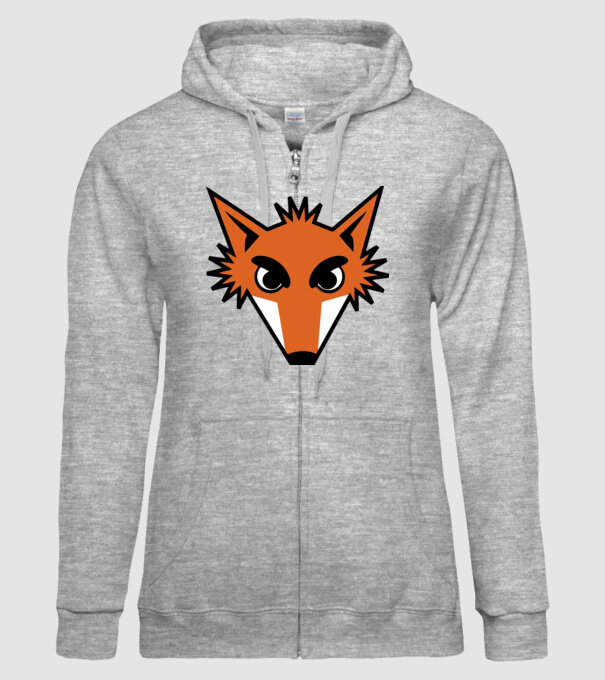 Vulpe model gri pe tricou