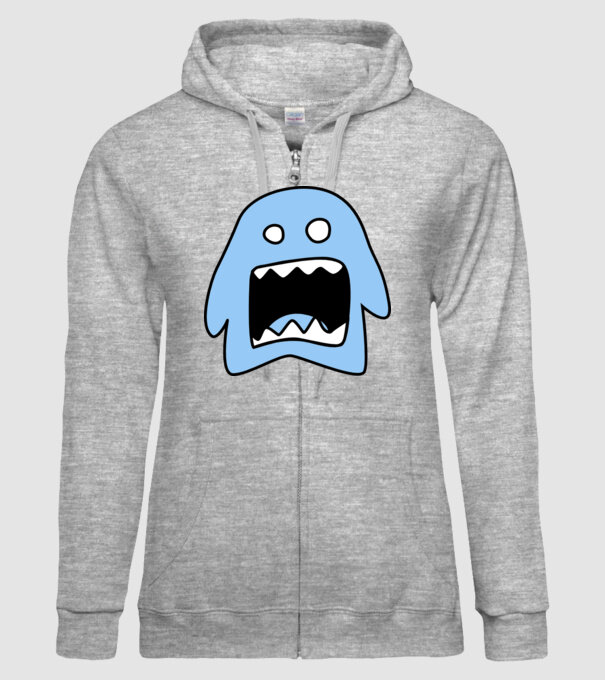 monstru model gri pe tricou