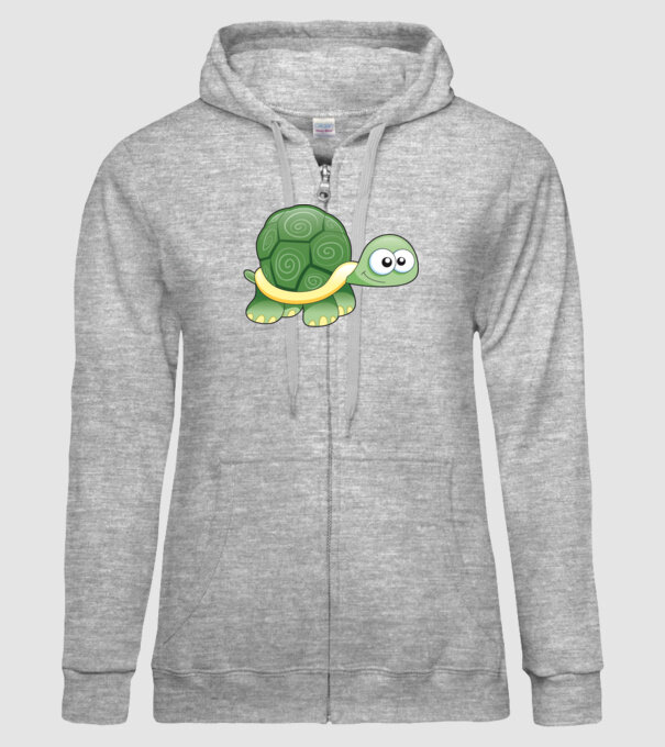 Turtle model gri pe tricou