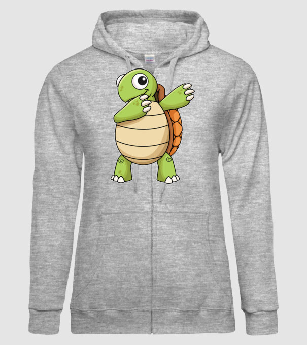 Broască țestoasă DAB model gri pe tricou