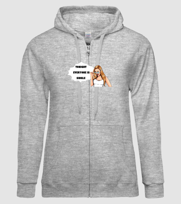 Tonight everyone is single model gri pe tricou