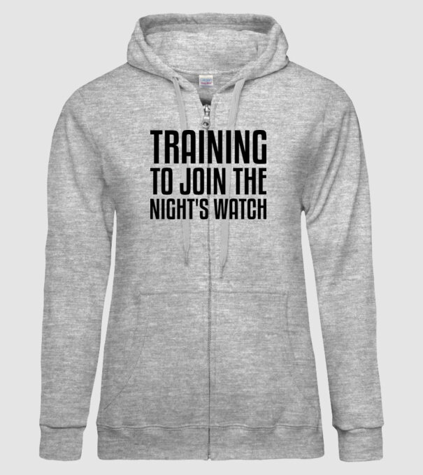 Training to join the nights watch model gri pe tricou
