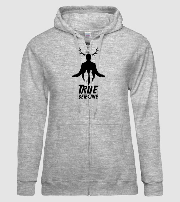 True Detective model gri pe tricou