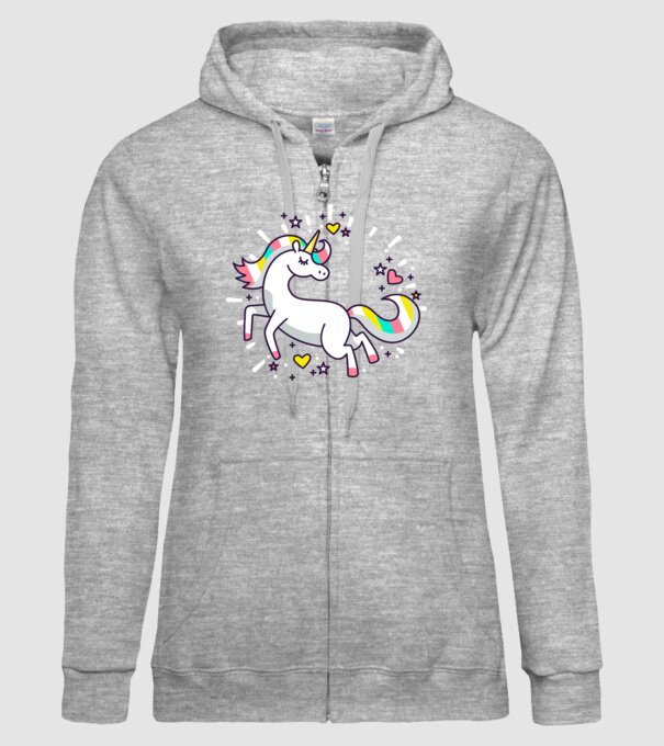 Unicorn Spark model gri pe tricou