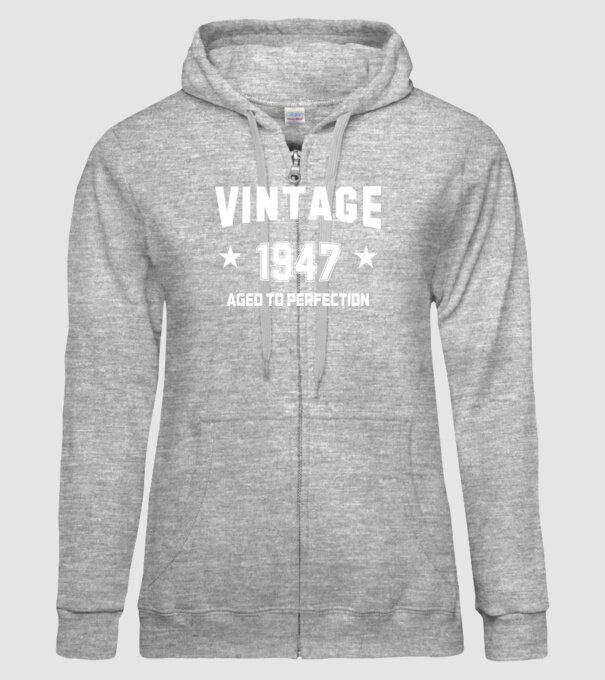 Vintage - 1947 model gri pe tricou