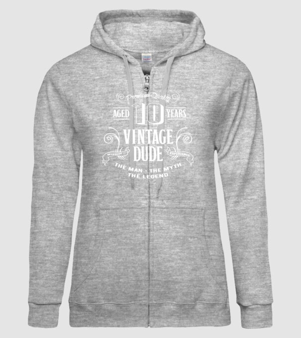 Vintage Dude - 10 model gri pe tricou