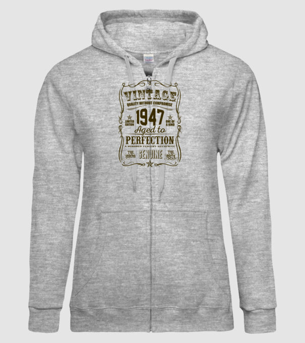 Vintage Perfection - 1947 model gri pe tricou