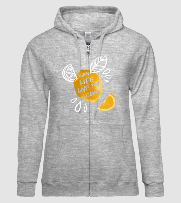 When life gives you lemons... model gri pe tricou