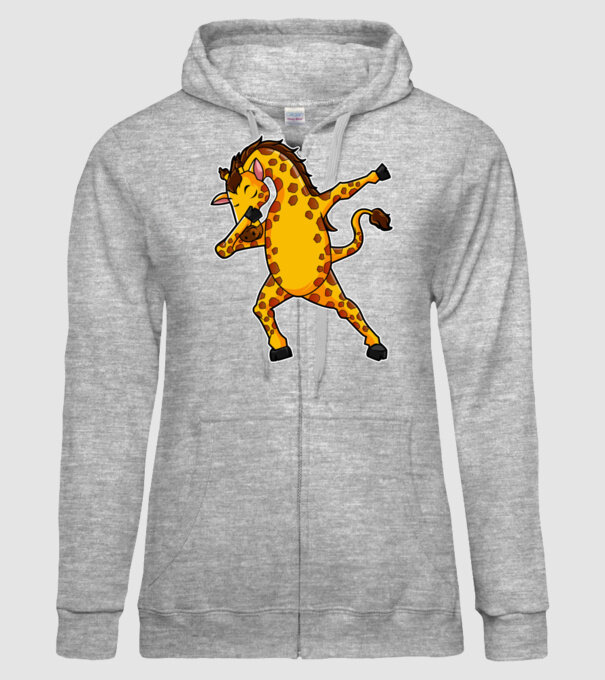 Girafă DAB model gri pe tricou