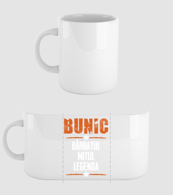 Bunic - bărbatul, mitul, legenda model alb pe tricou