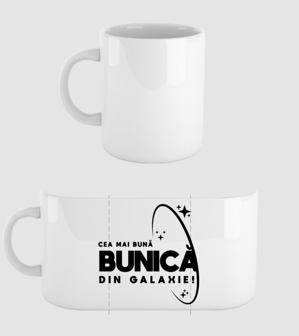 Cea mai bună mamă din Galaxie! model alb pe tricou