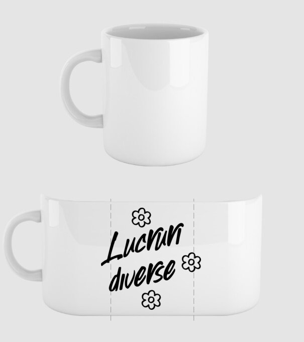 Lucruri diverse model alb pe tricou
