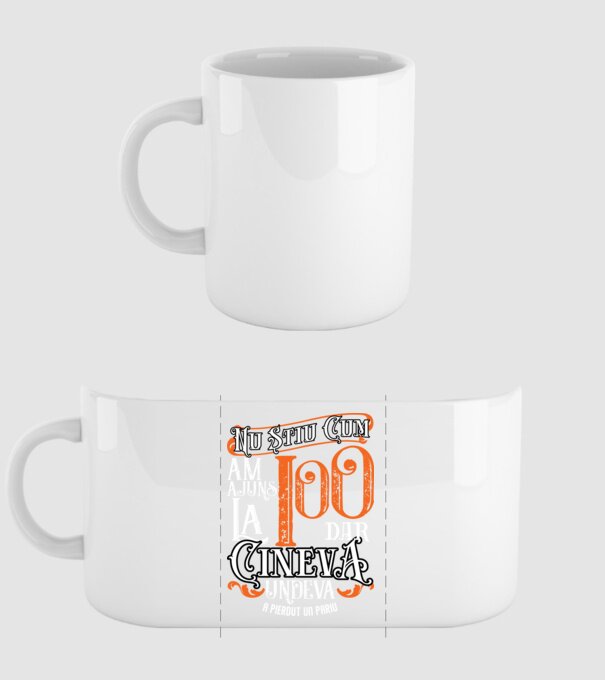 Nu știu cum am ajuns la 100, dar cineva, undeva, a pierdut un pariu model alb pe tricou