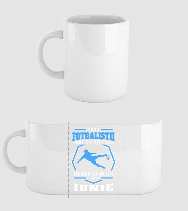Toți fotbaliștii sunt creați egali, dar numai cei mai buni sunt născuți în iunie model alb pe tricou