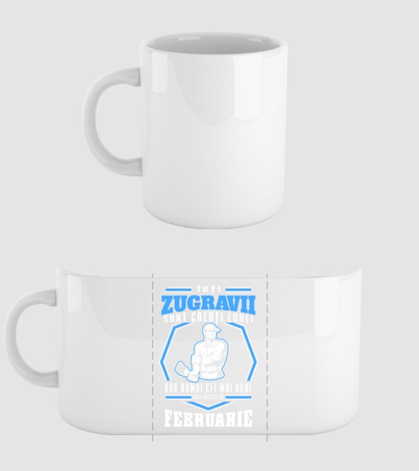 Toți zugravii sunt creați egali, dar numai cei mai buni sunt născuți în februarie model alb pe tricou