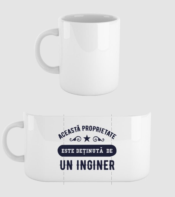 Această proprietate este deținută de un inginer model alb pe tricou