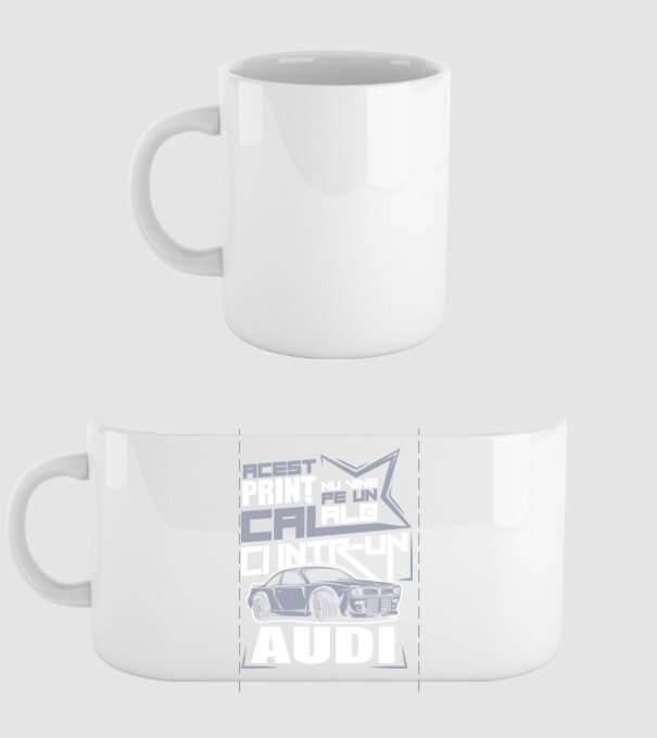 Acest prinț nu vine pe un cal alb, ci într-un Audi model alb pe tricou