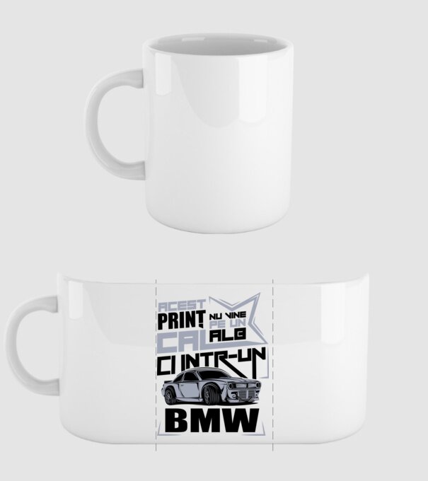 Acest prinț nu vine pe un cal alb, ci într-un BMW model alb pe tricou