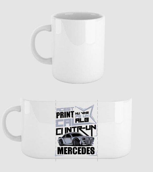 Acest prinț nu vine pe un cal alb, ci într-un Mercedes model alb pe tricou
