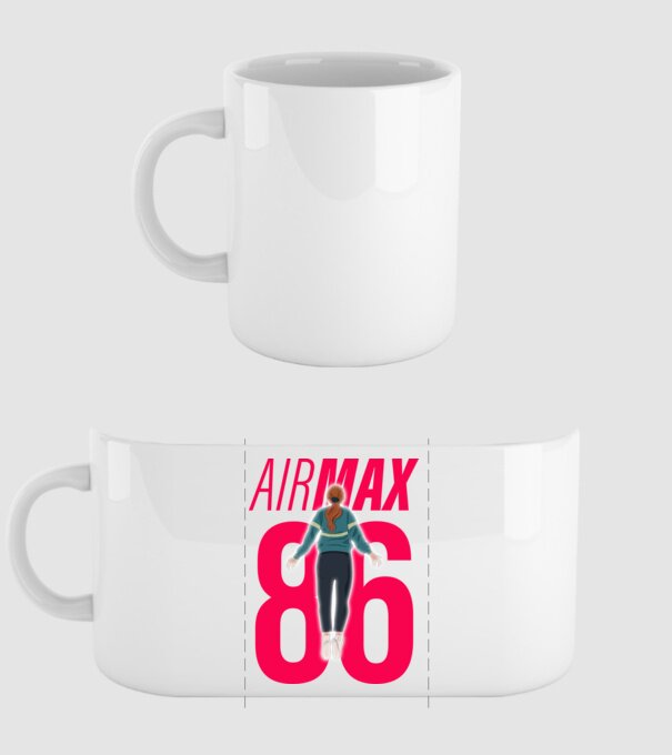 air max 86 stranger things model alb pe tricou
