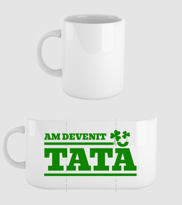 am devenit tată model alb pe tricou
