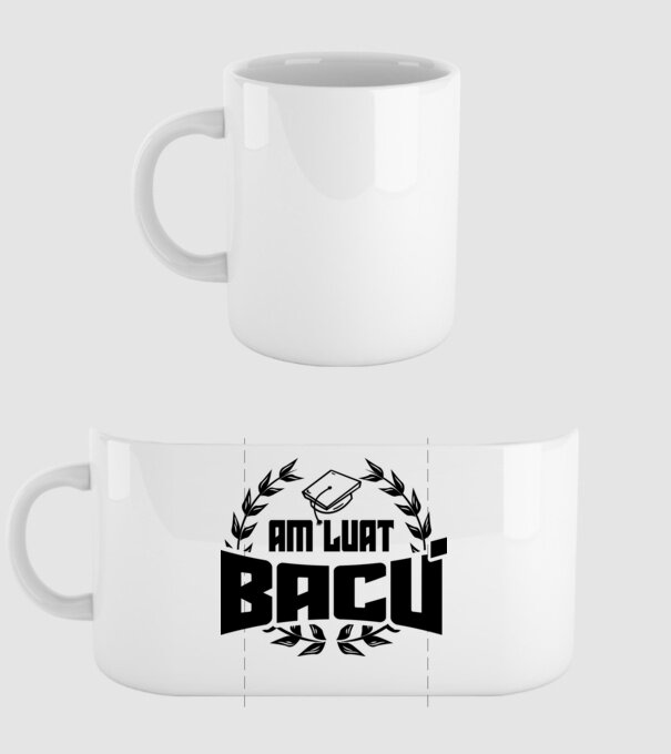 Am luat bacu model alb pe tricou