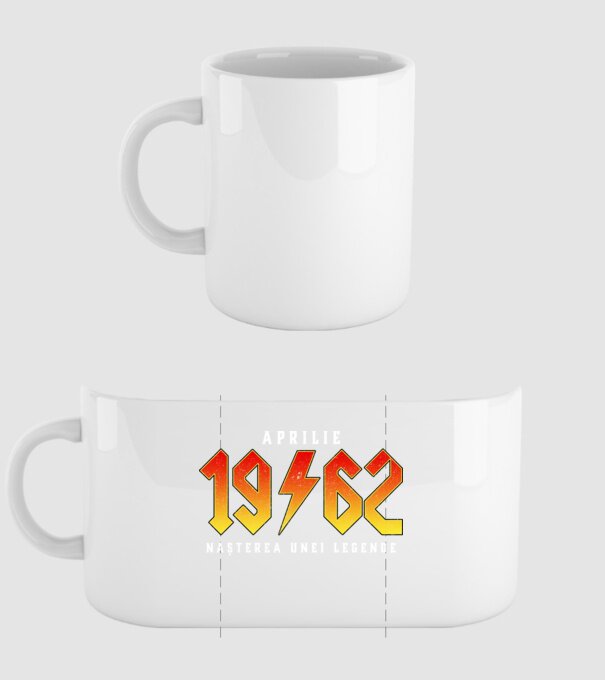 Aprilie 1962 nașterea unei legende model alb pe tricou