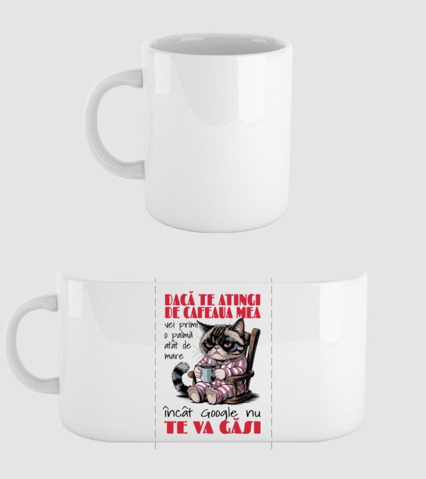 atinge cafeaua mea și nici măcar Google nu te va găsi Alb model alb pe tricou