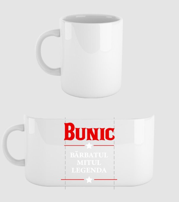 Bunic - bărbatul, mitul, legenda model alb pe tricou