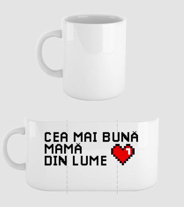 cea mai bună mamă din lume model alb pe tricou