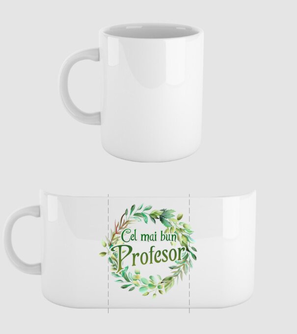 Cel mai bun profesor model alb pe tricou