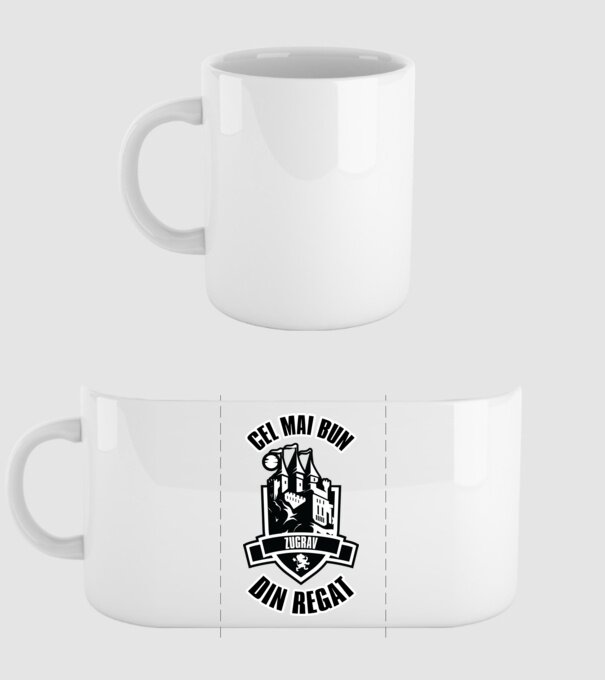 Cel mai bun zugrav din regat model alb pe tricou