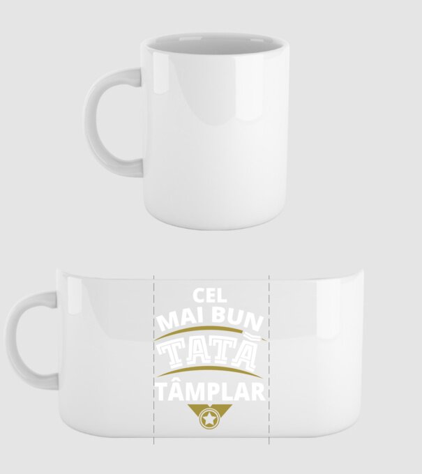 Cel mai bun tată tâmplar model alb pe tricou
