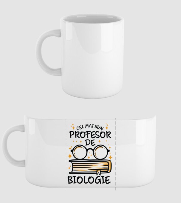 Cel mai profesor biologie model alb pe tricou