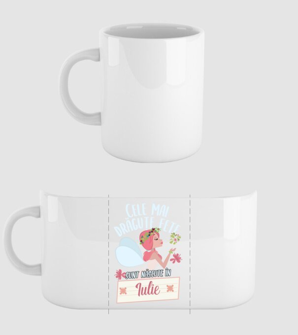 Cele mai drăguțe fete sunt născute în iulie. model alb pe tricou