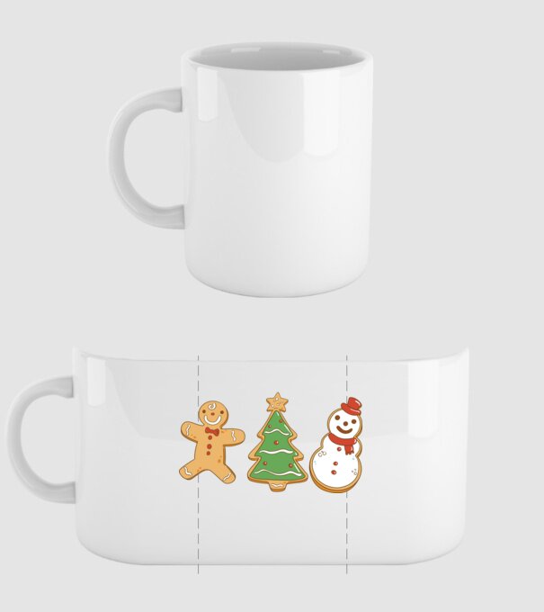 christmas cookies model alb pe tricou