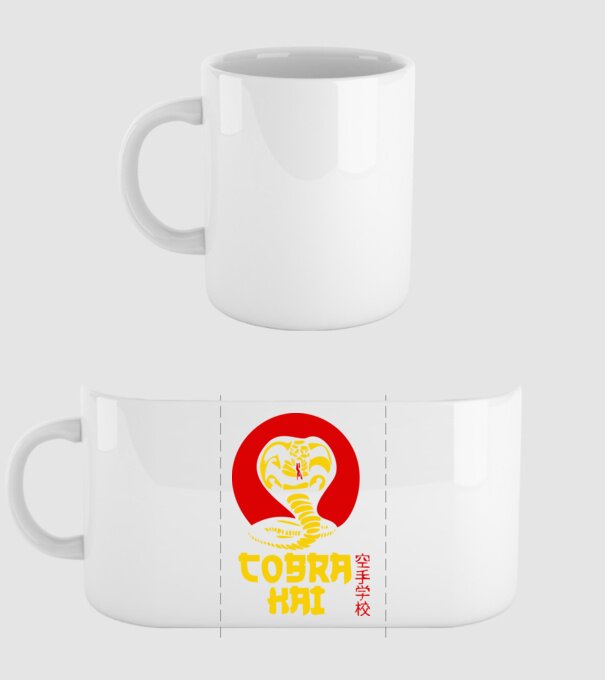 cobra kai japan logo model alb pe tricou