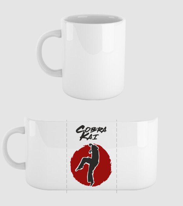 cobra kai larusso model alb pe tricou
