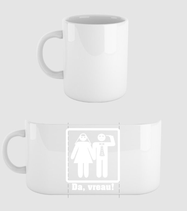 Da, vreau model alb pe tricou