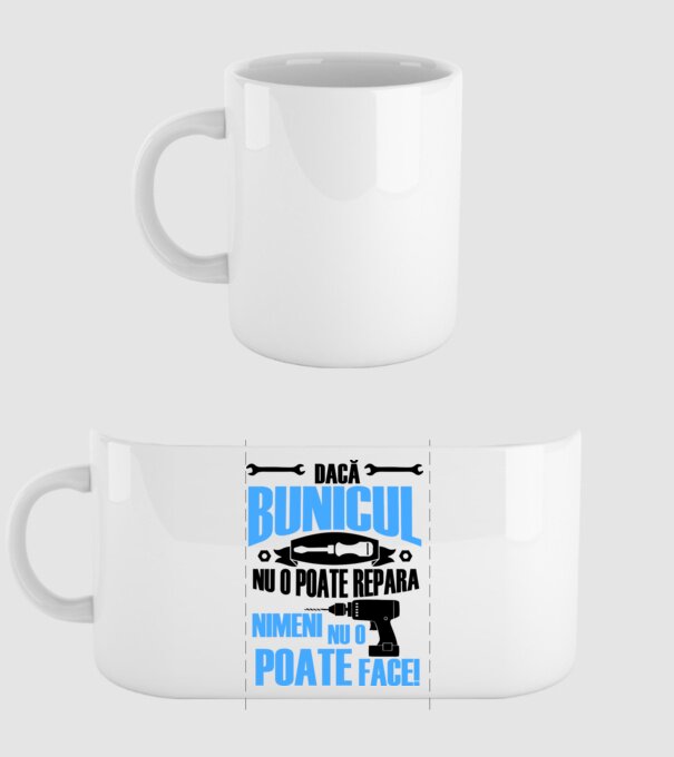 Dacă bunicul nu o poate repara, nimeni nu o poate face model alb pe tricou