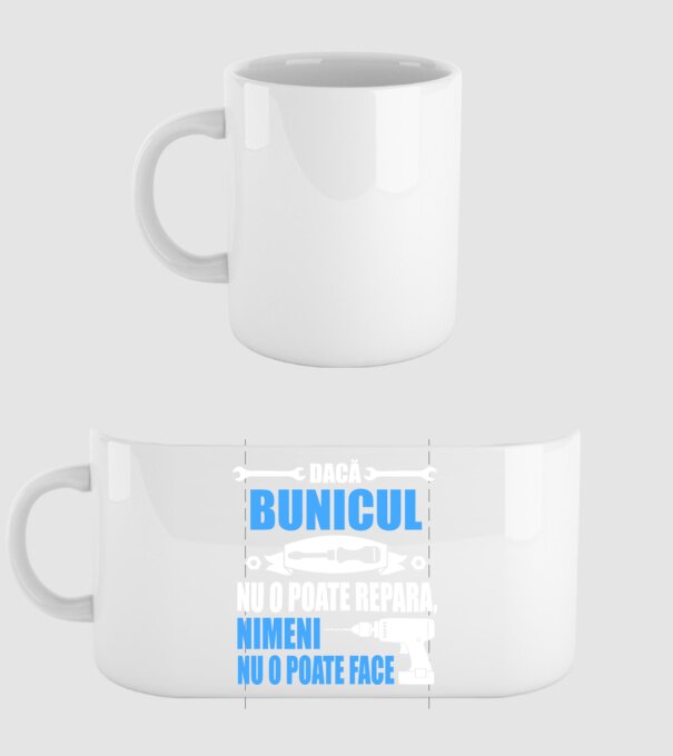 Dacă bunicul nu o poate repara, nimeni nu o poate face model alb pe tricou