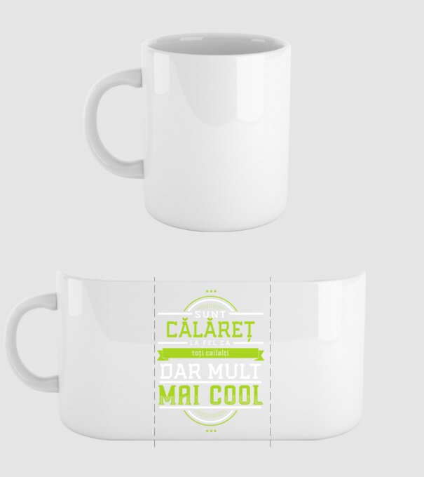 sunt călăreț, la fel ca toți ceilalți, dar mult mai cool model alb pe tricou