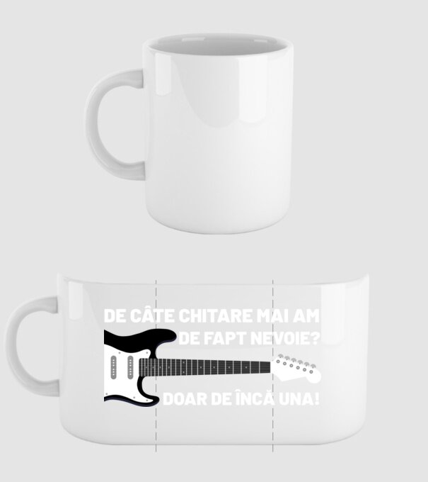 De câte chitare mai am de fapt nevoie? Doar de încă una model alb pe tricou