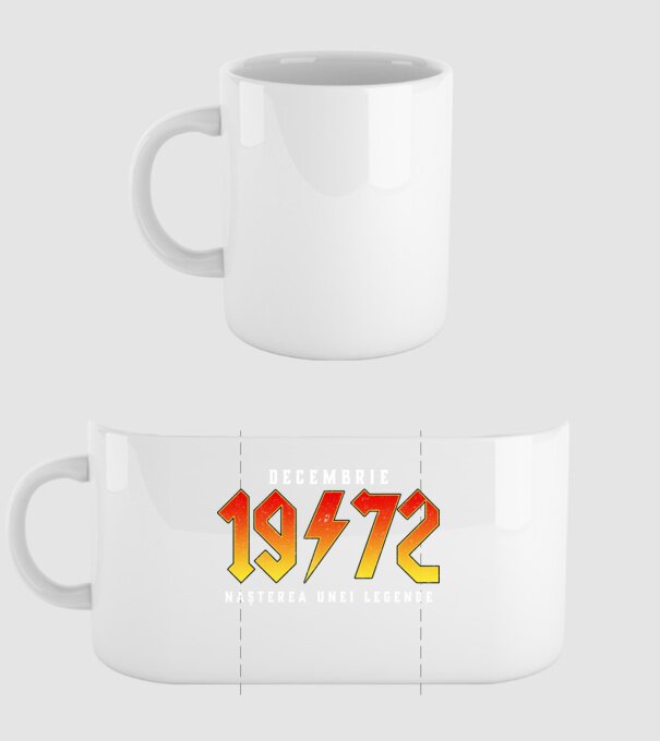 Decembrie - 1972 - nașterea unei legende-D7011585 model alb pe tricou