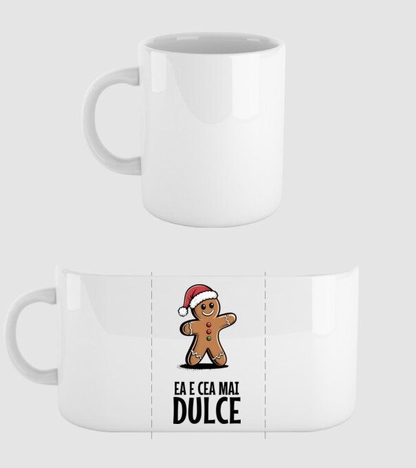 Ea e cea mai dulce alb model alb pe tricou