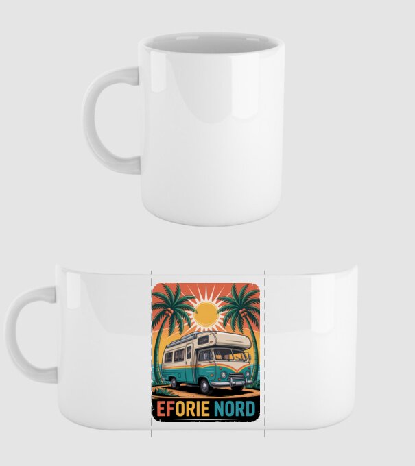 Eforie Nord model alb pe tricou